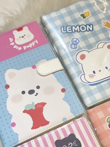 Sổ bìa da A5 cute