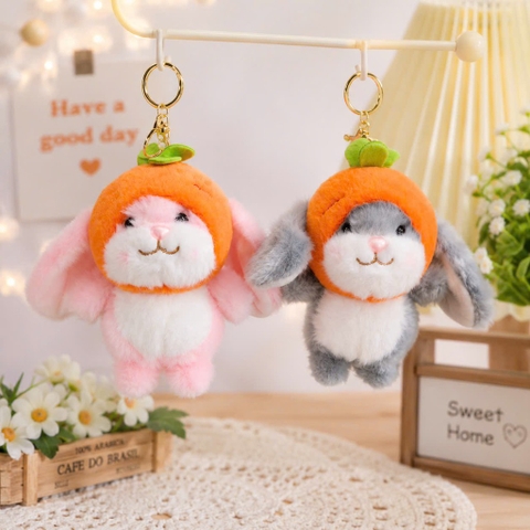 Móc khoá thỏ nón cà rốt