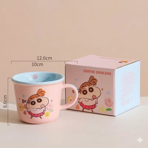 Ly cốc sứ Shin hồng 300ml