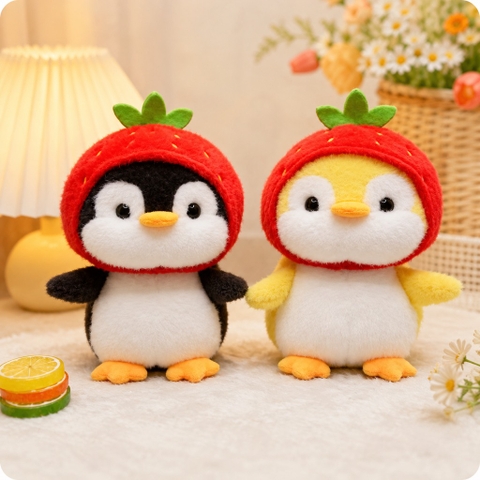 Cánh cụt nón dâu tây 25cm