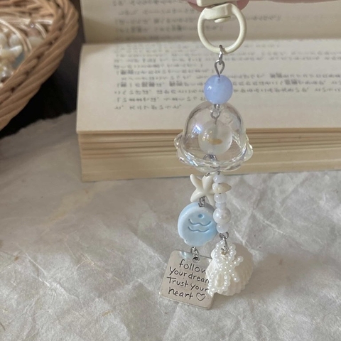 Móc khoá charm sứa M