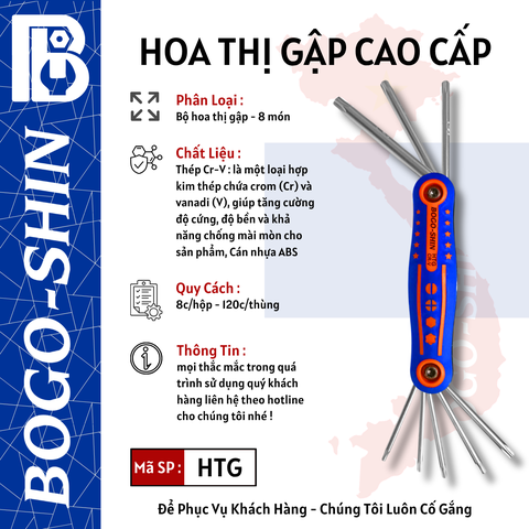 Hoa Thị Gập Cao Cấp Bogo-Shin
