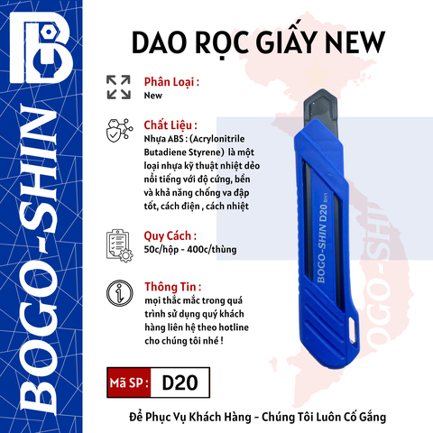 Dao Rọc Giấy New Bogo-Shin