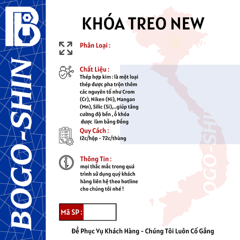 Khóa Treo New Bogo-Shin