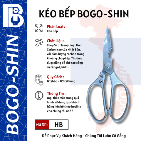 Kéo Bếp Bogo-Shin