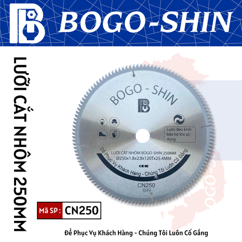 Lưỡi Cắt Nhôm 250mm Bogo-Shin