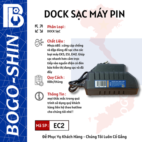 Dock Sạc Máy Pin Bogo-Shin