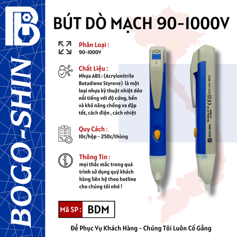Bút Dò Mạch 90-1000V Bogo-Shin