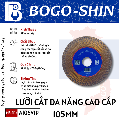 Lưỡi Cắt Đa Năng Cao Cấp 105mm Bogo-Shin