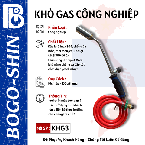 Khò Gas Công Nghiệp BOGO - SHIN