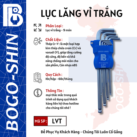 Lục Lăng Vỉ Trắng Bogo-Shin
