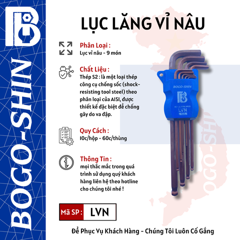 Lục Lăng Vỉ Nâu Bogo-Shin