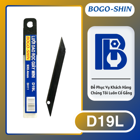Lưỡi Dao Rọc Giấy Mini 9X0.4mm BOGO-SHIN