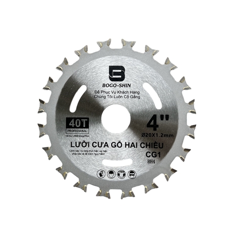 Lưỡi Cưa Gỗ Hợp Kim 2 Chiều BOGO - SHIN