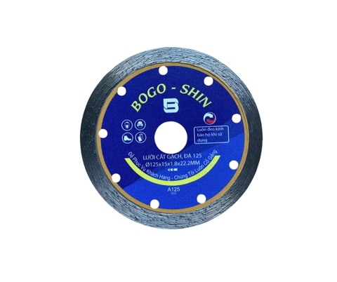 Lưỡi Cắt Gạch BOGO - SHIN  125mm Liền