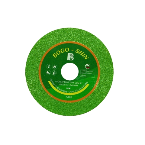 Lưỡi Cắt Thủy Tinh, Gốm Sứ 100mm BOGO-SHIN