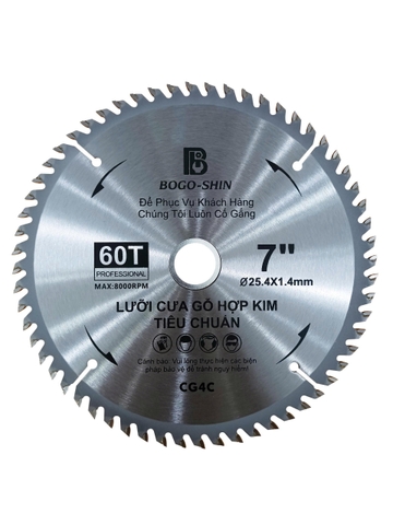 Lưỡi Cưa Gỗ Hợp Kim Tiêu Chuẩn BOGO-SHIN