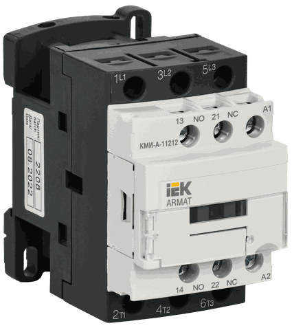KMI-A-11212 - Công tắc tơ ARMAT - 12A 230V/AC3 1NO/1NC IEK