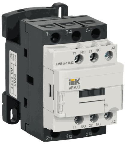 KMI-A-11812 - Công tắc tơ ARMAT - 18A 230V/AC3 1NO/1NC IEK