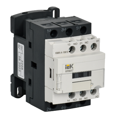 KMI-A-10612 - Công tắc tơ ARMAT - 6A 230V/AC3 1NO/1NC IEK