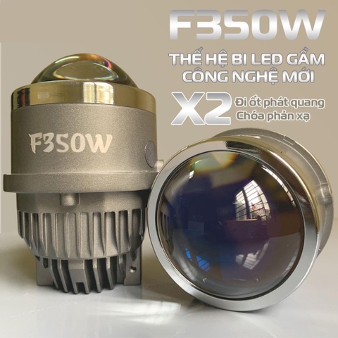 Bi led gầm ô tô OWLEYE F350W PREMIUM công nghệ chóa kép