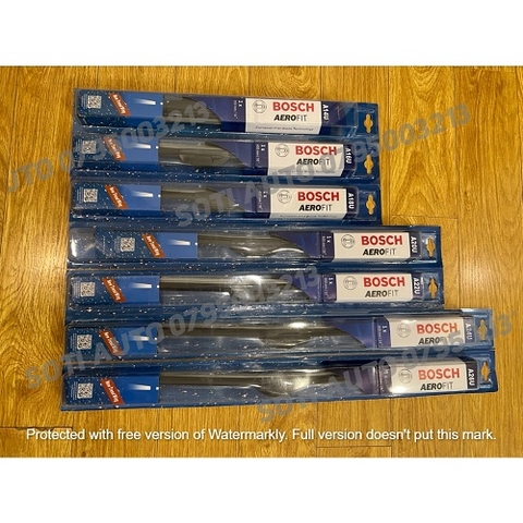 Gạt mưa silicon khung mềm Bosch cho các loại xe