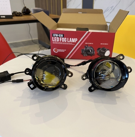 Led bi cầu 3.0inch, 3 màu - Đèn gầm/ Đèn sương mù dòng xe Toyota(bộ 2 đèn)