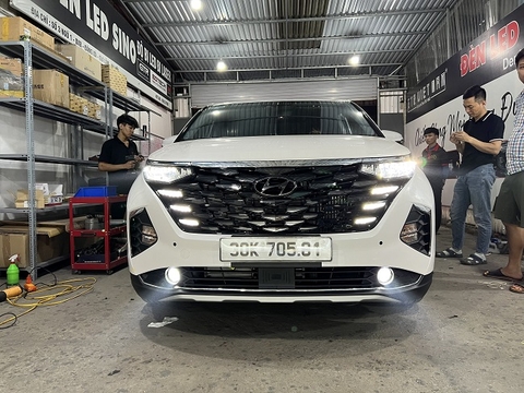 Độ bi gầm Hyundai Custin