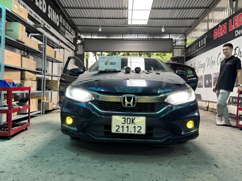 Độ bi gầm Honda City