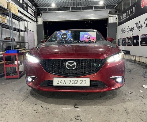 Độ bi pha và bi gầm Mazda 6