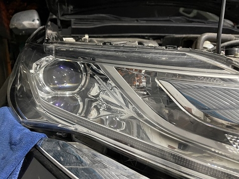 Độ bi pha cos Mitsubishi Pajero Sport