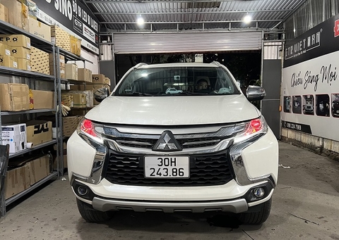 Độ bi pha cos và độ bi gầm Mitsubishi Pajero Sport