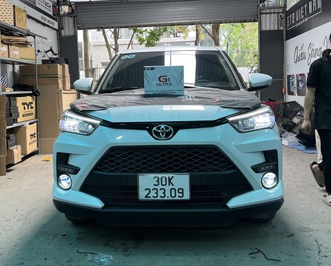 Độ bi gầm Toyota Raize