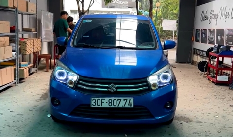 Độ bi pha và bi gầm Suzuki Celerio