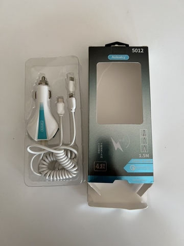 Tẩu Sạc 3 Đầu AOLEAKY 5012 Có 2 Cổng USB - Dây Sạc Nhanh 3 Đầu