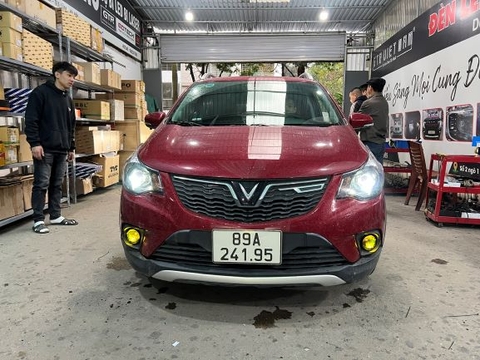 Độ bi pha cos và độ bi gầm Vinfast Fadil