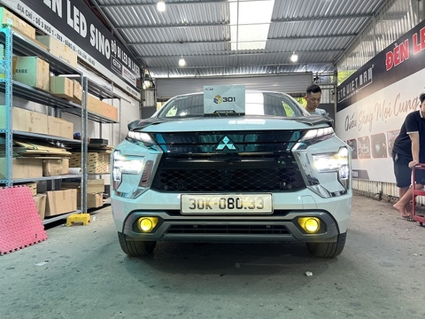 Độ bi pha và bi gầm Mitsubishi Xpander