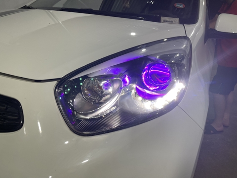 Độ bi pha cos và độ bi gầm Kia Morning