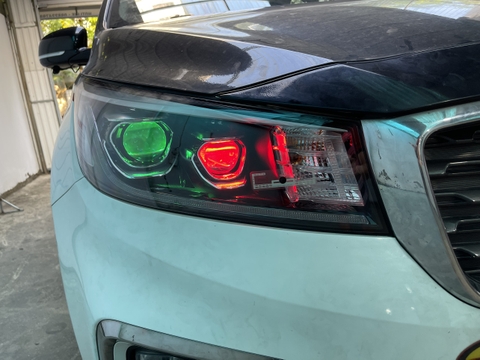 Độ bi pha cos và độ bi gầm Kia Sedona