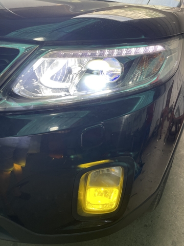 Độ bi pha cos và độ bi gầm Kia Sorento