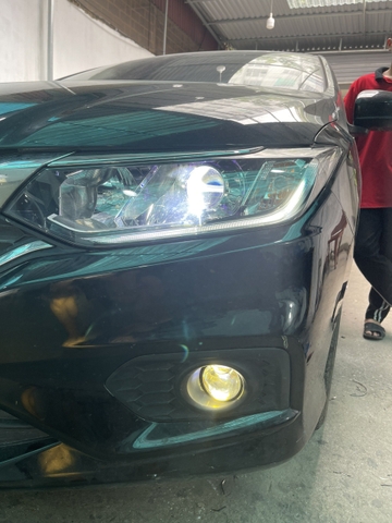 Độ bi pha cos và độ bi gầm Honda City