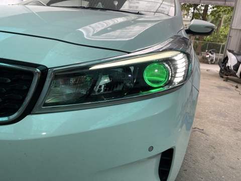 Độ bi cos, led Phillip pha, độ Led Phillip cắm zin cho đèn gầm Kia Cerato