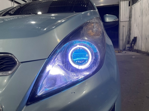 Độ bi pha cos Chevrolet Spark