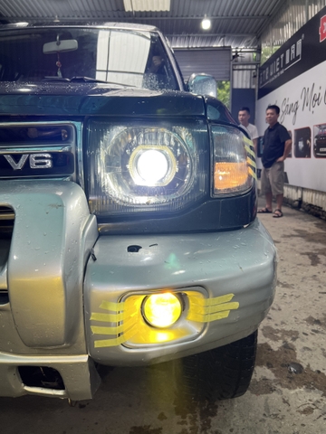 Độ bi gầm Mitsubishi V6