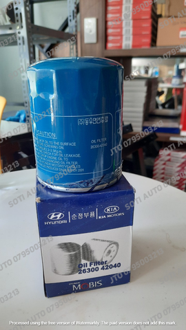 Lọc dầu Hyundai Starex - Porter - Solati