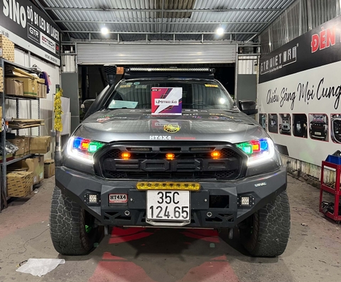 ĐỘ BI FORD RANGER LÊN CẤU HÌNH 6 BI