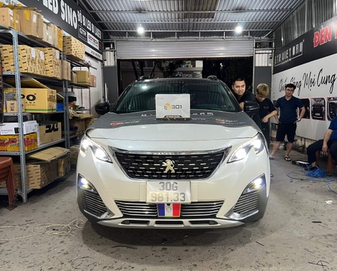 Độ bi gầm Peugoet 3008