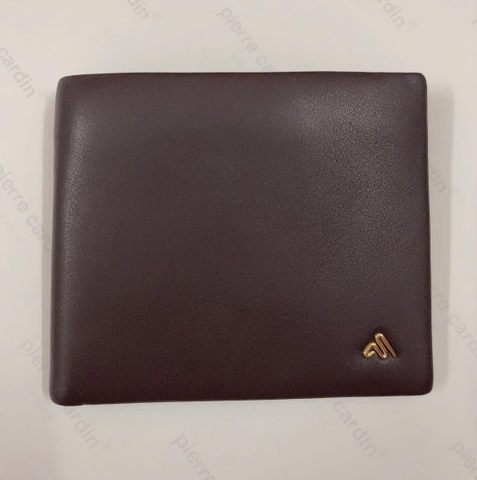 Ví da nam Pierre Cardin PC004 (nâu ngang, có ngăn kéo)