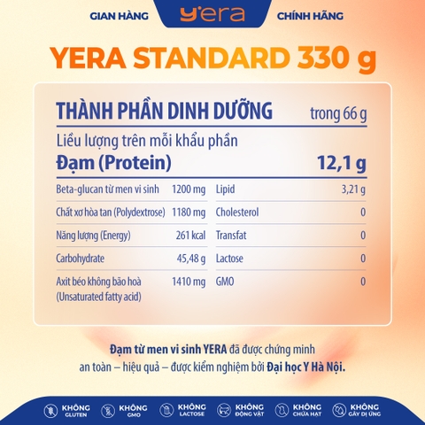 [COMBO 5+1] MUA 5 LON YERA STANDARD Vani 330G + 1 LON STANDARD 330G