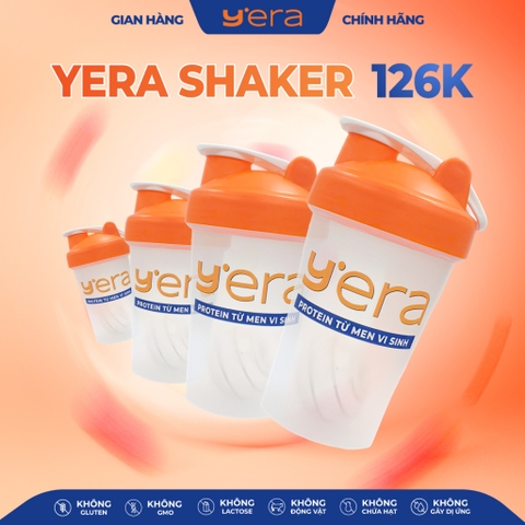 COMBO TIẾT KIỆM | Mua 1 Túi YERA Yeast-based Protein 415g – TẶNG 1 Bình Lắc YERA Shaker 450ml